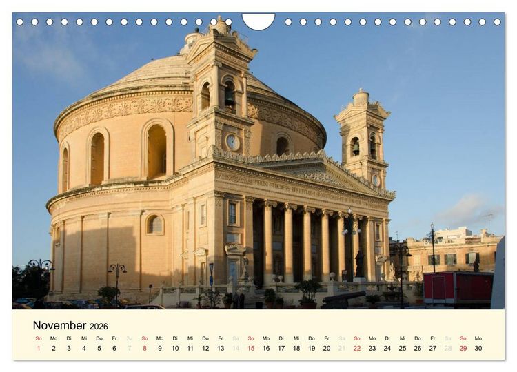 Produktbild: Malta und Gozo, Perlen im Mittelmeer (Wandkalender 2026 DIN A4 quer), CALVENDO Monatskalender