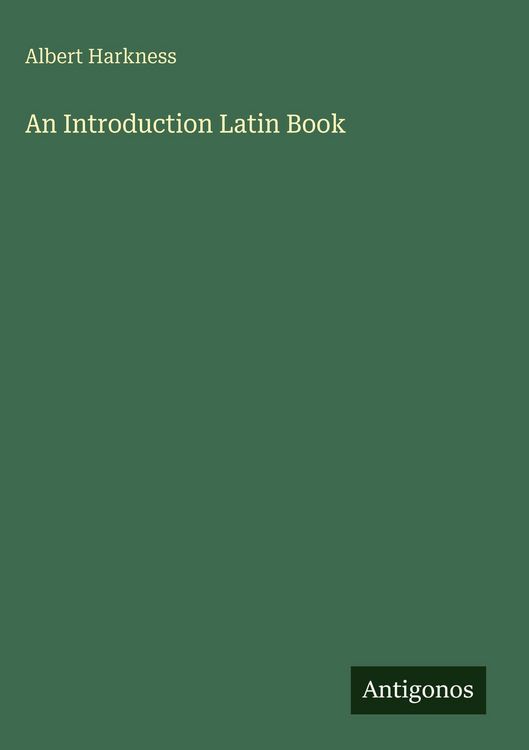Produktbild: An Introduction Latin Book
