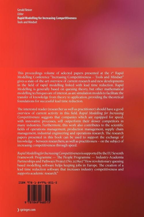 Produktbild: Rapid Modelling for Increasing Competitiveness