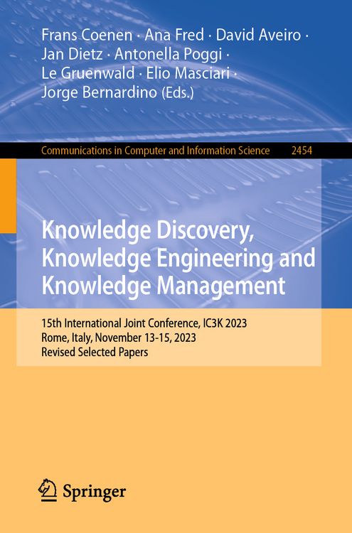 Produktbild: Knowledge Discovery, Knowledge Engineering and Knowledge Management