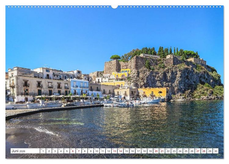 Produktbild: Italien - Inselparadiese von Capri bis Alicudi (hochwertiger Premium Wandkalender 2026 DIN A2 quer), Kunstdruck in Hochglanz