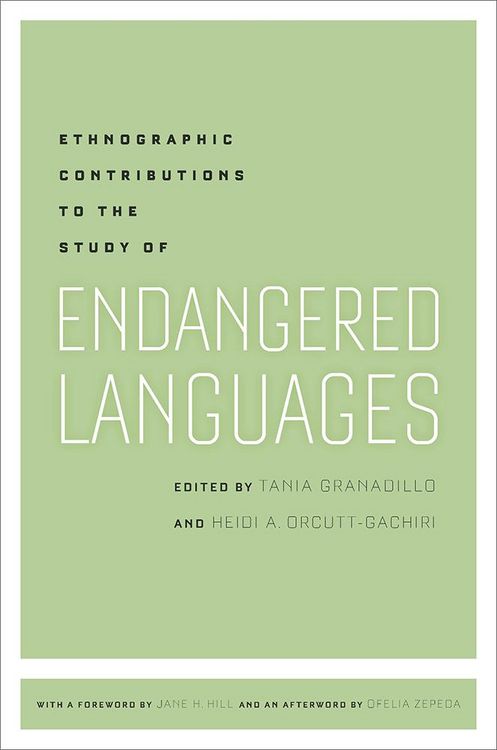 Produktbild: Ethnographic Contributions to the Study of Endangered Langua