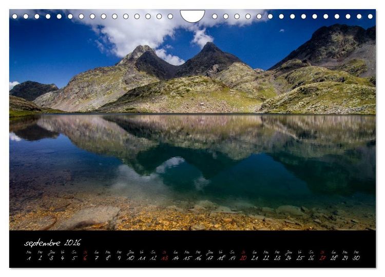 Produktbild: Miroirs des Pyr&eacute;n&eacute;es Catalanes (Calendrier mural 2026 DIN A4 vertical), CALVENDO calendrier mensuel