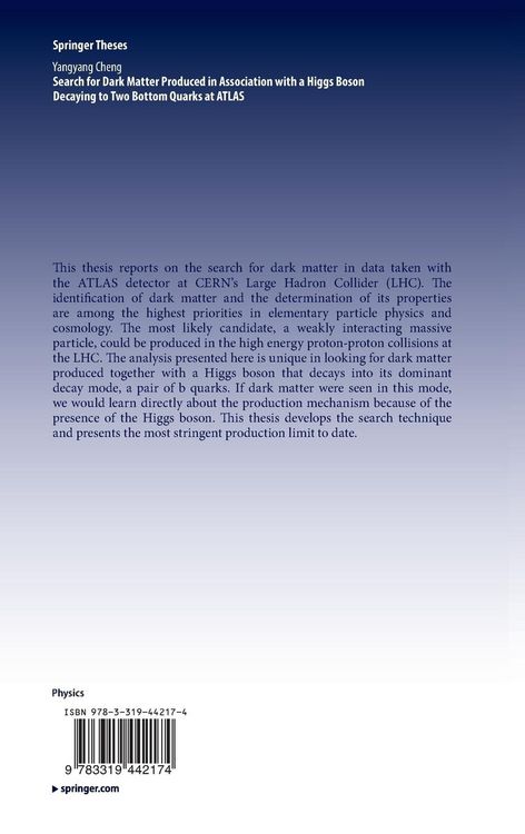 Produktbild: Search for Dark Matter Produced in Association with a Higgs Boson Decaying to Two Bottom Quarks at ATLAS