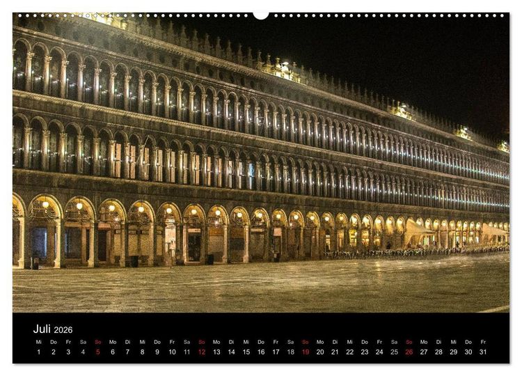 Produktbild: Venedig - la Serenissima (Wandkalender 2026 DIN A2 quer), CALVENDO Monatskalender