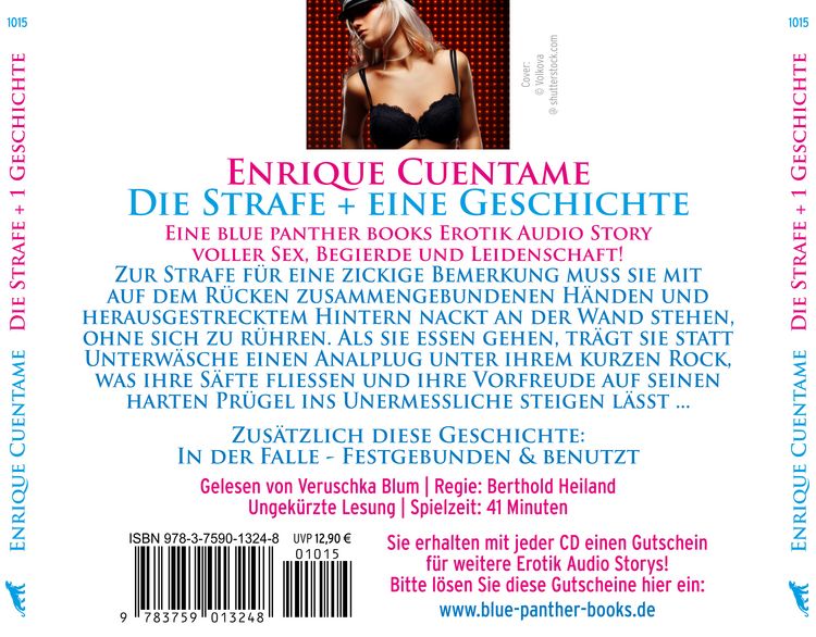 Produktbild: Die Strafe | Erotik Audio Story | Erotisches H&ouml;rbuch Audio-CD