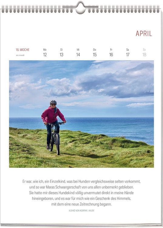 Produktbild: Literarischer Fahrrad Kalender 2027