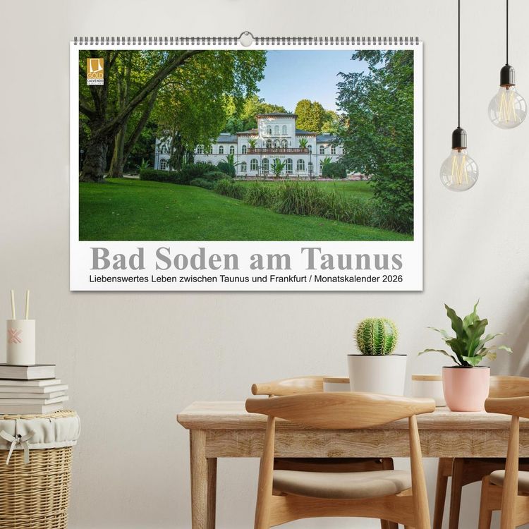 Produktbild: Bad Soden am Taunus (Wandkalender 2026 DIN A2 quer), CALVENDO Monatskalender