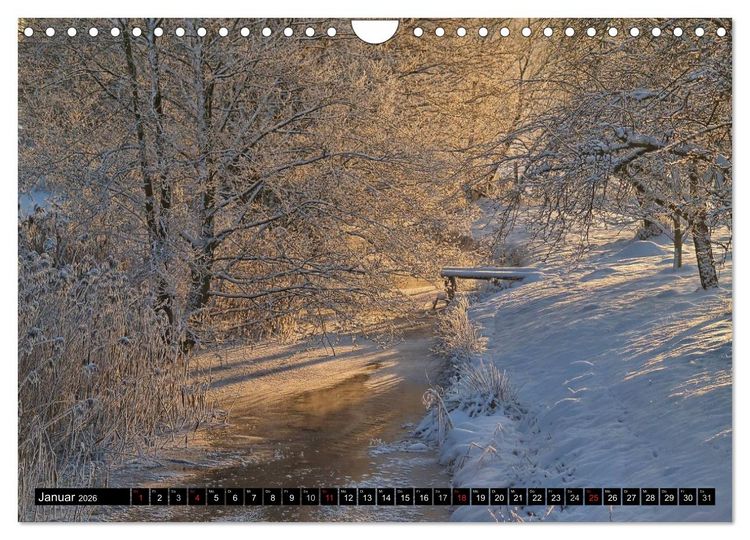 Produktbild: Brandenburg'sche Impressionen (Wandkalender 2026 DIN A4 quer), CALVENDO Monatskalender