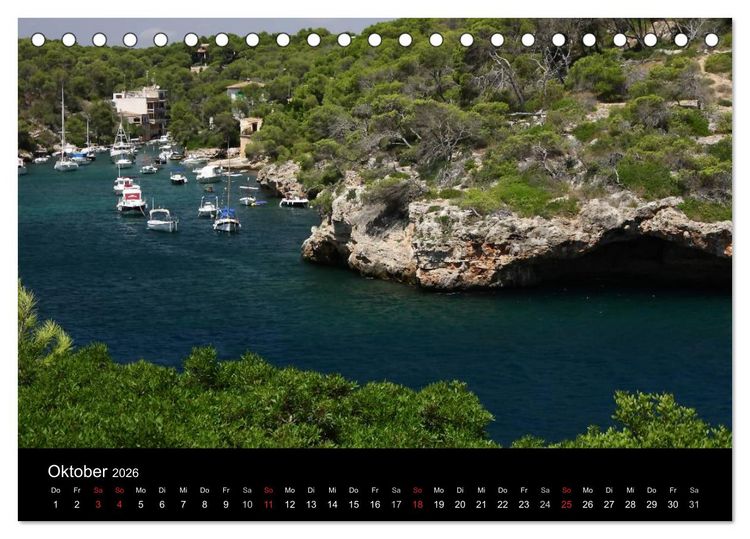 Produktbild: Mallorca 2026 - Insel der Tr&auml;ume (Tischkalender 2026 DIN A5 quer), CALVENDO Monatskalender