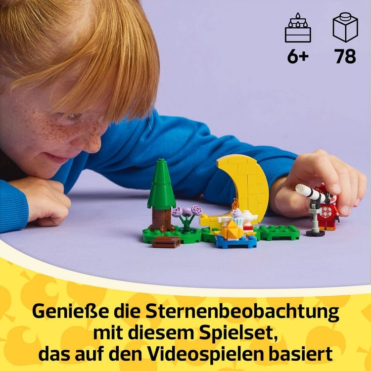 Produktbild: LEGO Animal Crossing Sternbeobachtung mit Eufemia, Videospiel Set 77053