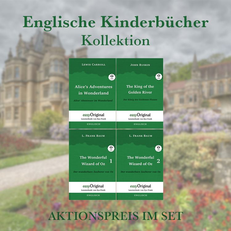 Bild vom Artikel Englische Kinderbücher Kollektion (Bücher + Audio-Online) - Lesemethode von Ilya Frank - Zweisprachige Ausgabe Englisch-Deutsch vom Autor Lewis Carroll