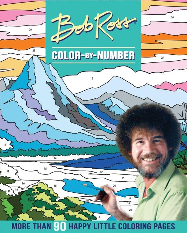 Produktbild: Bob Ross Color-By-Number
