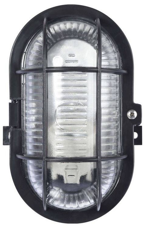 Produktbild: Sygonix Feuchtraumleuchte E27 60W Schwarz