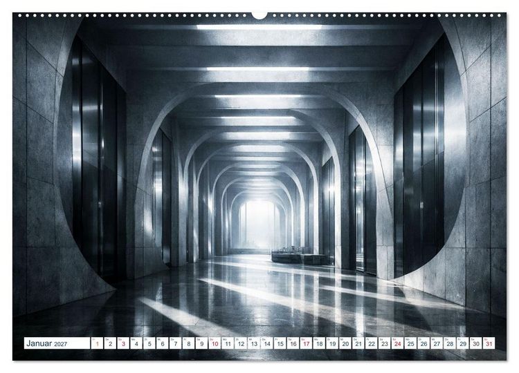 Produktbild: Architektur der Emotionen - Gestaltete Stimmungen (hochwertiger Premium Wandkalender 2027 DIN A2 quer), Kunstdruck in Hochglanz