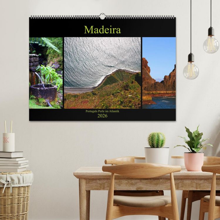 Produktbild: Madeira - Portugals Perle im Atlantik (Wandkalender 2026 DIN A2 quer), CALVENDO Monatskalender