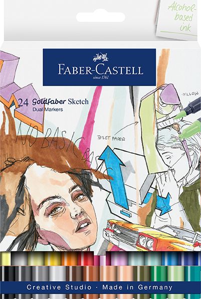 Produktbild: Faber-Castell Goldfaber Sketch Marker 24er Set