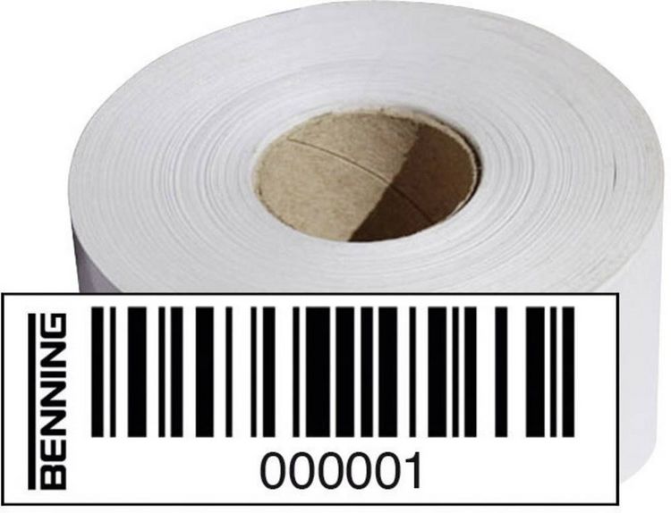 Produktbild: Benning 756301 756301 Barcodeetiketten 1 St.