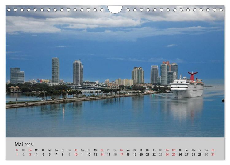 Produktbild: Kreuzfahrt Impressionen (Wandkalender 2026 DIN A4 quer), CALVENDO Monatskalender