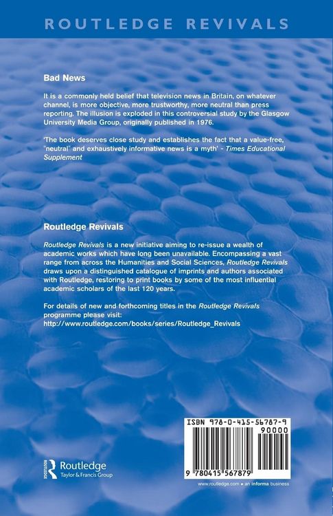 Produktbild: Bad News (Routledge Revivals)