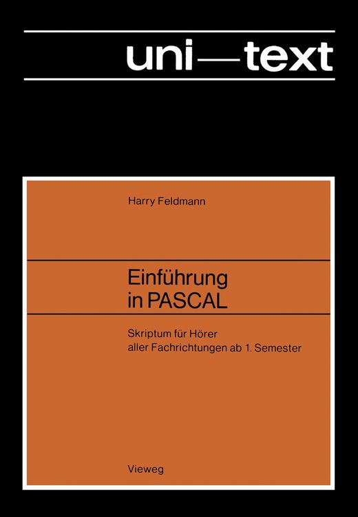 Produktbild: Einf&uuml;hrung in PASCAL