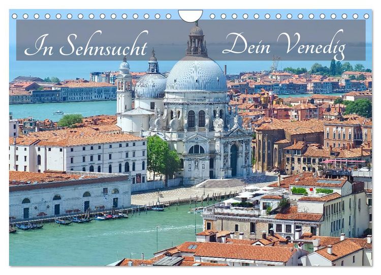 Produktbild: In Sehnsucht Dein Venedig (Wandkalender 2026 DIN A4 quer), CALVENDO Monatskalender