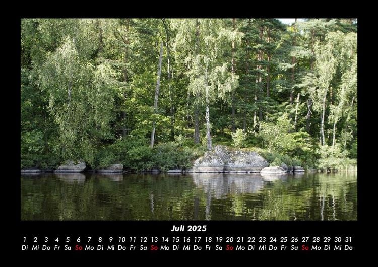Produktbild: Landschaftskalender 2025 Fotokalender DIN A3
