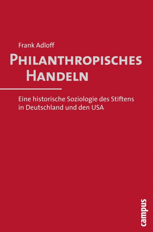 Produktbild: Philanthropisches Handeln