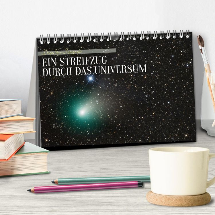 Produktbild: Ein Streifzug durch das Universum (Tischkalender 2026 DIN A5 quer), CALVENDO Monatskalender