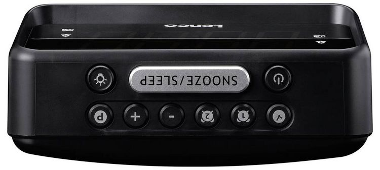 Produktbild: Lenco Tischradio FM, AM UKW, USB Weckfunktion Schwarz