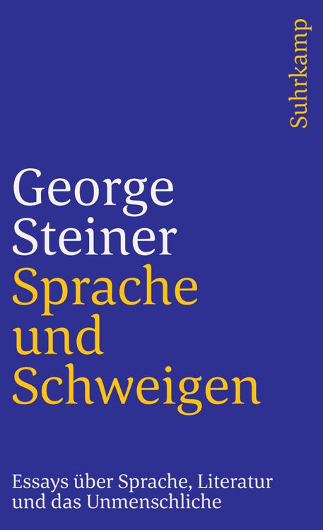Produktbild: Sprache und Schweigen