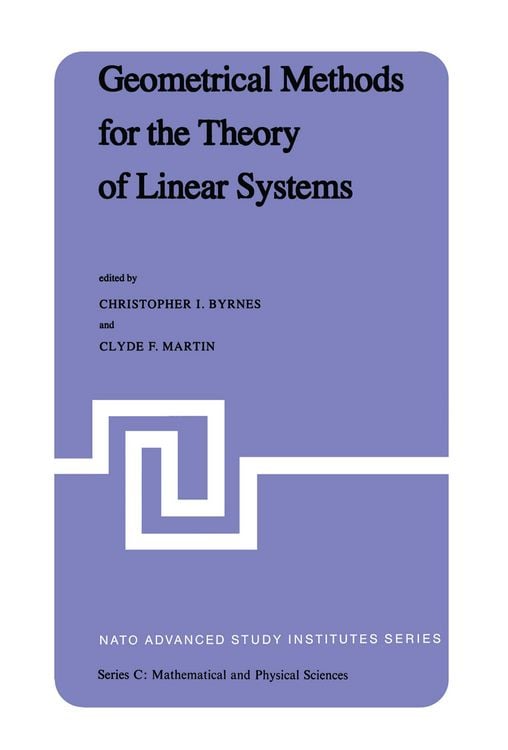 Produktbild: Geometrical Methods for the Theory of Linear Systems