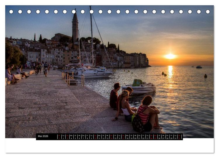 Produktbild: Istrien, der Flair des S&uuml;dens (Tischkalender 2026 DIN A5 quer), CALVENDO Monatskalender
