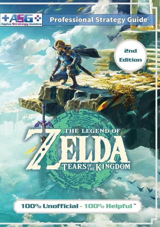 Produktbild: The Legend of Zelda Tears of the Kingdom Strategy Guide Book (2nd Edition - Black & White)