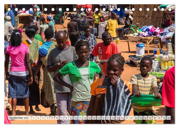 Produktbild: Sambia - ein gro&szlig;artiges Land (Tischkalender 2026 DIN A5 quer), CALVENDO Monatskalender
