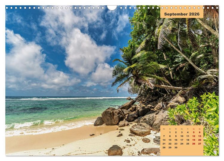 Produktbild: Ein Paradies aus Sand und Meer (Wandkalender 2026 DIN A3 quer), CALVENDO Monatskalender