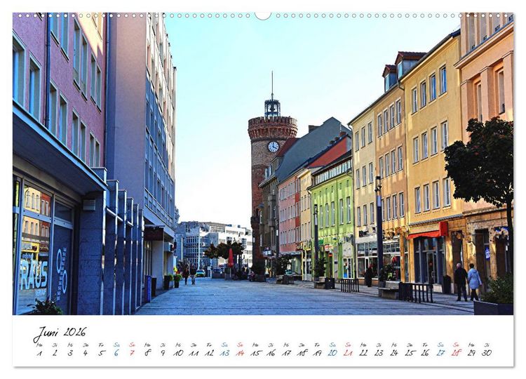 Produktbild: Cottbusser Ansichten (hochwertiger Premium Wandkalender 2026 DIN A2 quer), Kunstdruck in Hochglanz