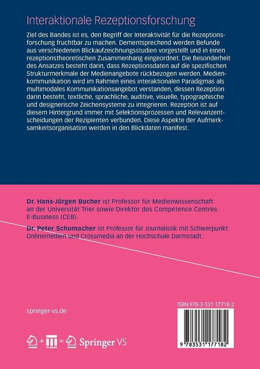 Produktbild: Interaktionale Rezeptionsforschung