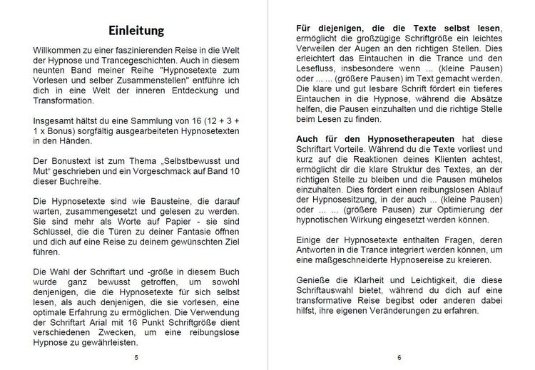 Produktbild: Hypnosetexte zum Vorlesen und selber Zusammenstellen 9