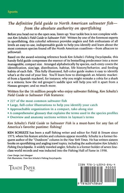 Produktbild: Ken Schultz's Field Guide to Saltwater Fish