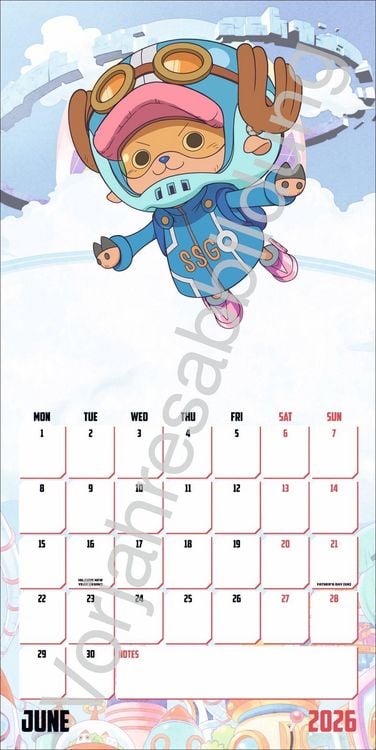 Produktbild: One Piece Broschurkalender 2027