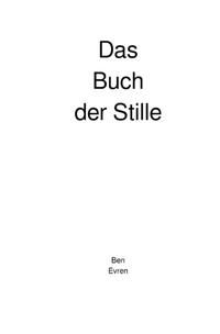 Produktbild: Das Buch der Stille