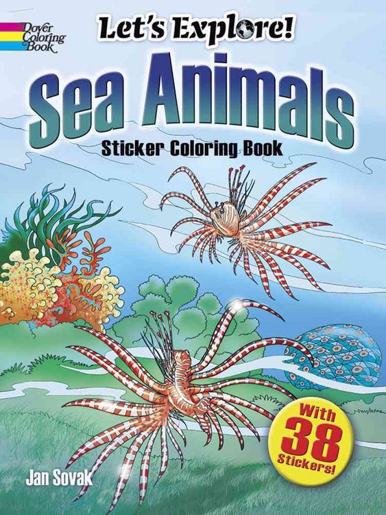 Produktbild: Sovak, J: Sea Animals Sticker Coloring Book