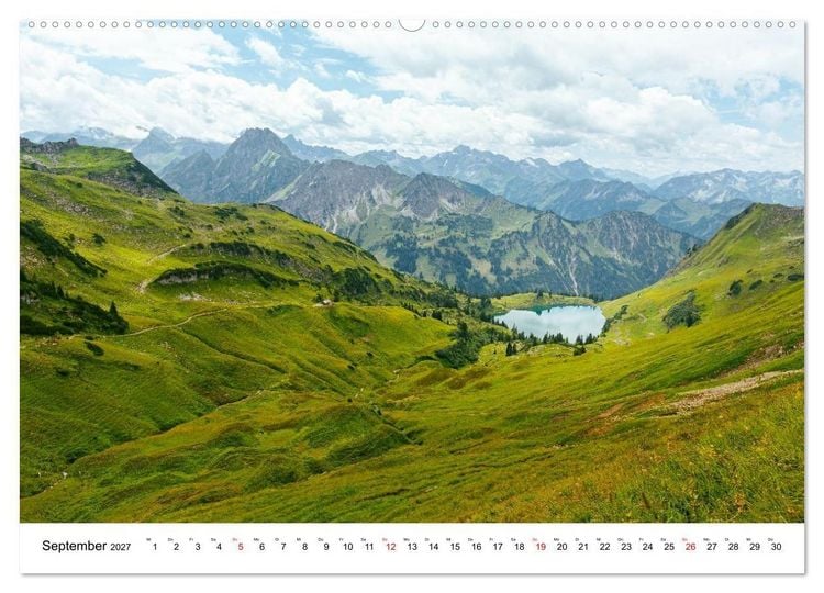 Produktbild: Deutschland - Bayerns Landschafts-Gefl&uuml;ster (hochwertiger Premium Wandkalender 2027 DIN A2 quer), Kunstdruck in Hochglanz