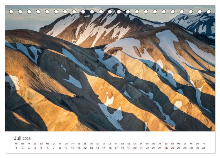 Produktbild: Island - Mehr als nur eine Insel. (Tischkalender 2026 DIN A5 quer), CALVENDO Monatskalender