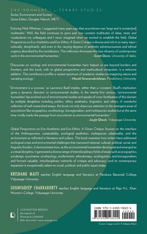 Produktbild: Global Perspectives on Eco-Aesthetics and Eco-Ethics