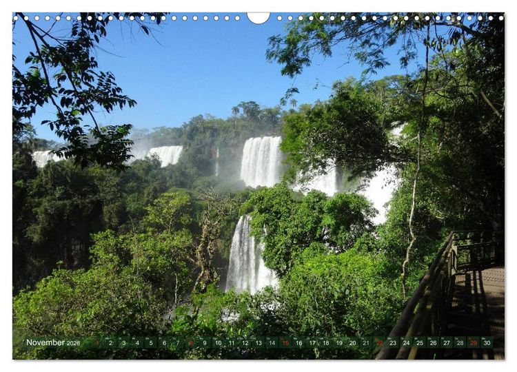 Produktbild: Mein S&uuml;damerika, mein Iguazu (Wandkalender 2026 DIN A3 quer), CALVENDO Monatskalender