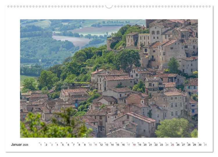 Produktbild: Okzitanien - Katharerland (Wandkalender 2026 DIN A2 quer), CALVENDO Monatskalender
