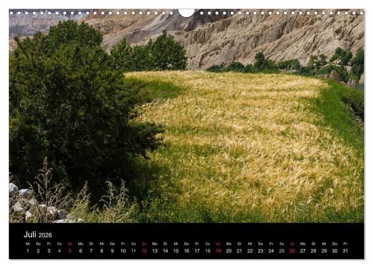 Produktbild: MUSTANG - das verborgene K&ouml;nigreich im Himalaya (Wandkalender 2026 DIN A3 quer), CALVENDO Monatskalender