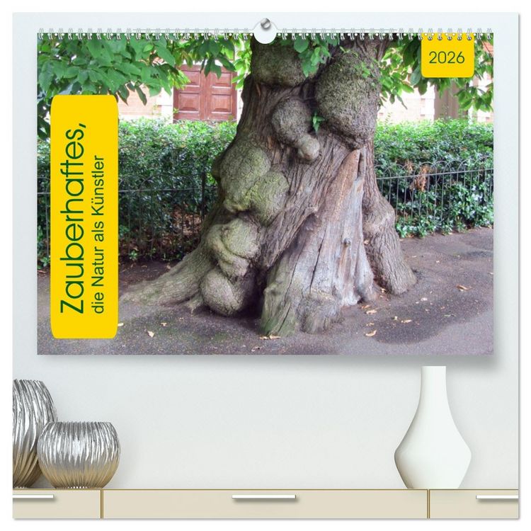 Produktbild: Zauberhaftes, die Natur als K&uuml;nstler (hochwertiger Premium Wandkalender 2026 DIN A2 quer), Kunstdruck in Hochglanz